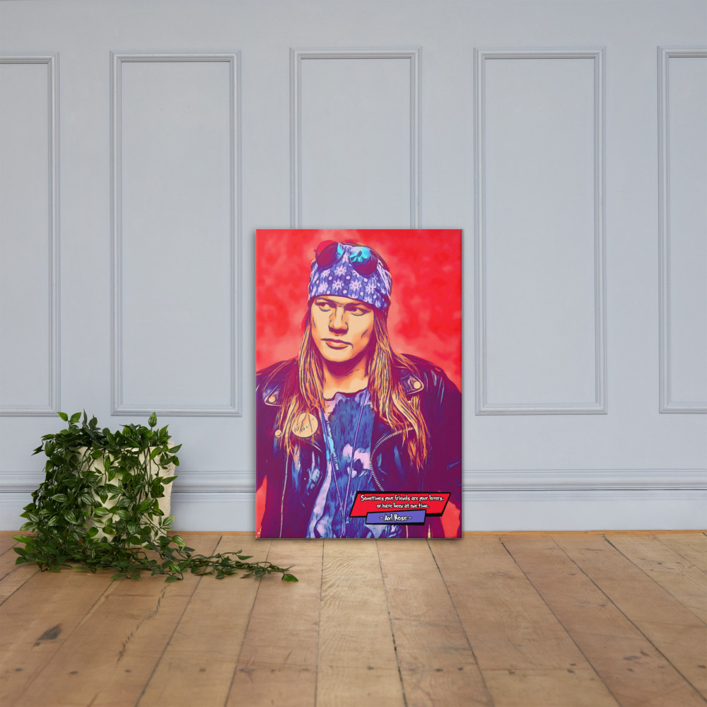 [AXL ROSE]– Comic Icons Art (Available in 3 formats and 3 different sizes)