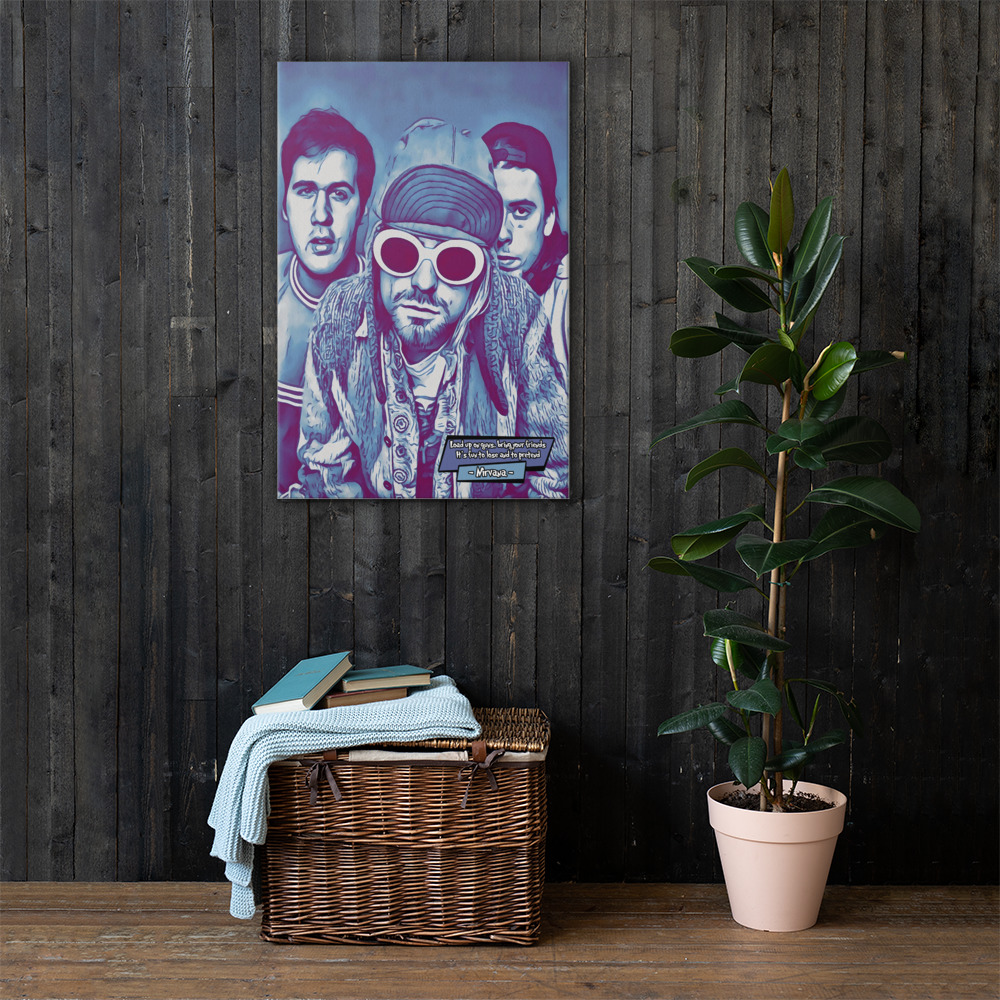 [NIRVANA]– Comic Icons Art (Available in 3 formats and 3 different sizes)