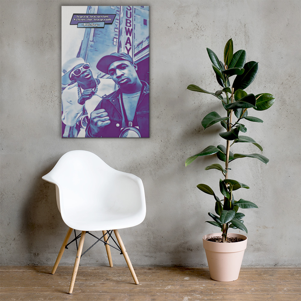 [PUBLIC ENEMY]– Comic Icons Art (Available in 3 formats and 3 different sizes)