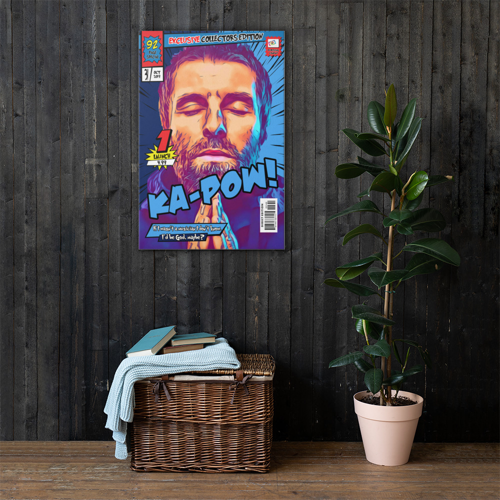 [LIAM GALLAGHER] – Comic Book Cover Art (Available in 3 formats and 3 different sizes)