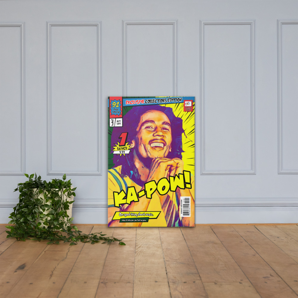 [BOB MARLEY] – Comic Book Cover Art (Available in 3 formats and 3 different sizes)
