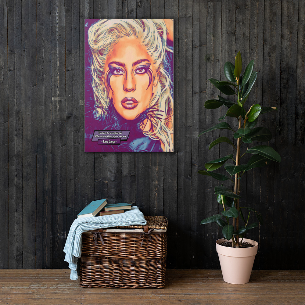 [LADY GAGA]– Comic Icons Art (Available in 3 formats and 3 different sizes)