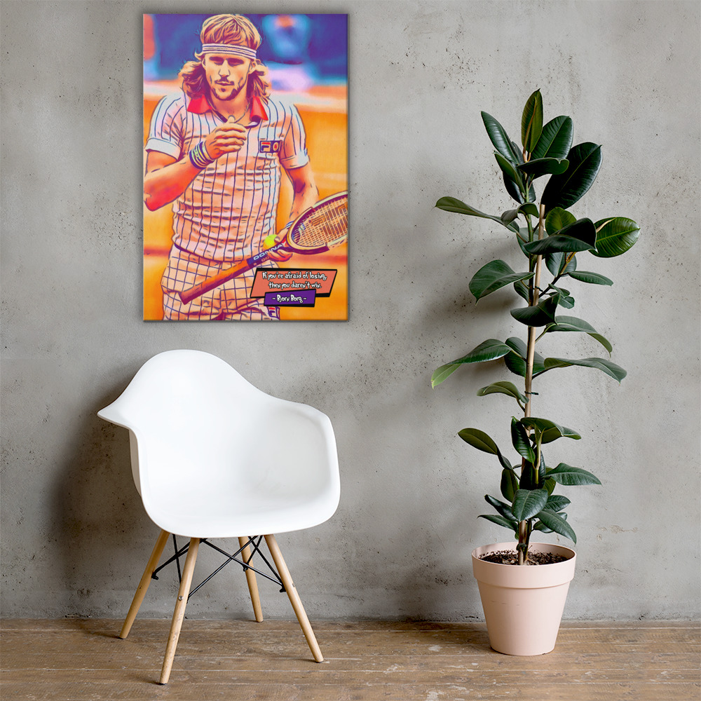 [BJORN BORG]– Comic Icons Art (Available in 3 formats and 3 different sizes)