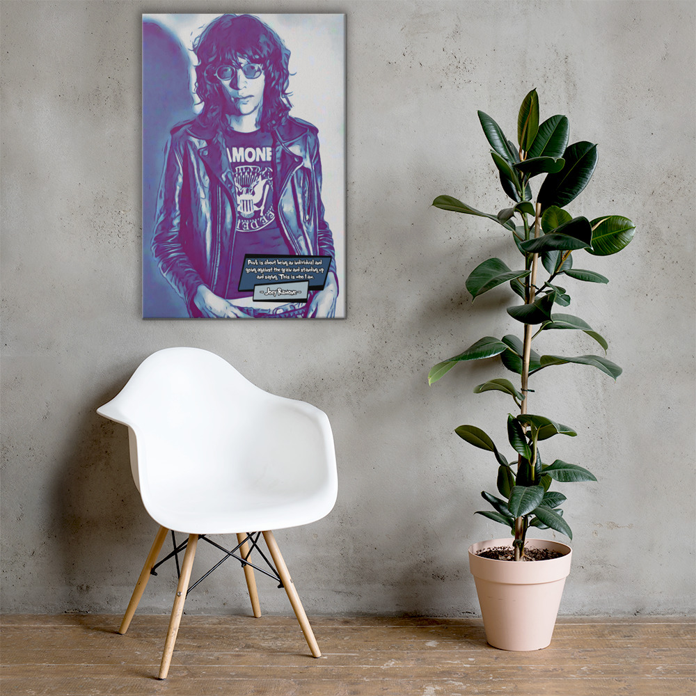 [JOEY RAMONE]– Comic Icons Art (Available in 3 formats and 3 different sizes)