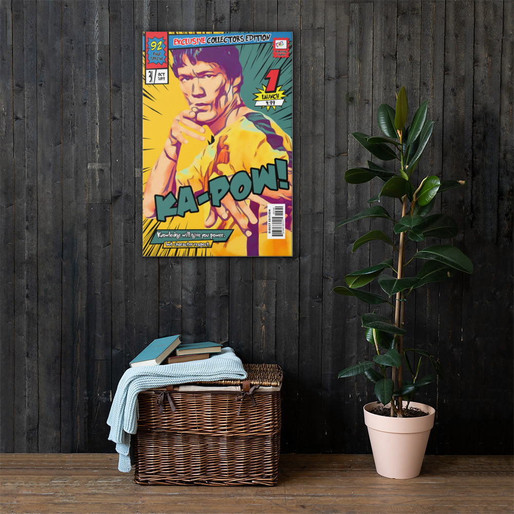 [BRUCE LEE] – Comic Book Cover Art (Available in 3 formats and 3 different sizes)