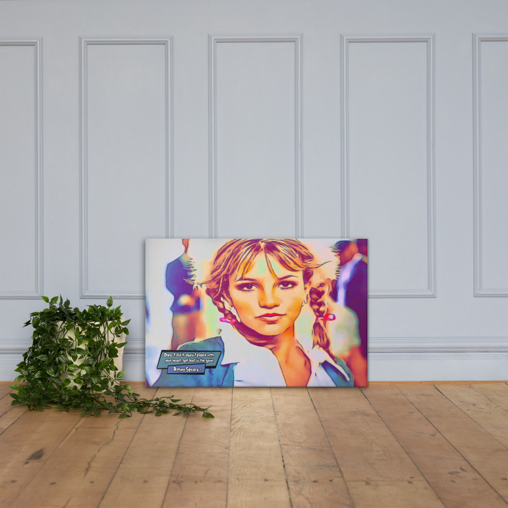 [BRITNEY SPEARS]– Comic Icons Art (Available in 3 formats and 3 different sizes)