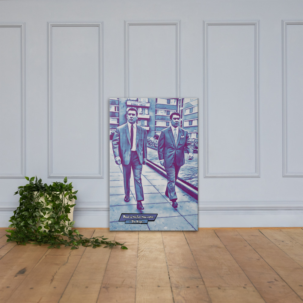 [THE KRAYS]– Comic Icons Art (Available in 3 formats and 3 different sizes)