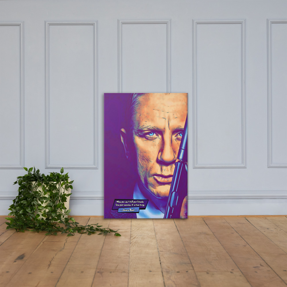 [DANIEL CRAIG - 007] – Comic Icons Art (Available in 3 formats and 3 different sizes)