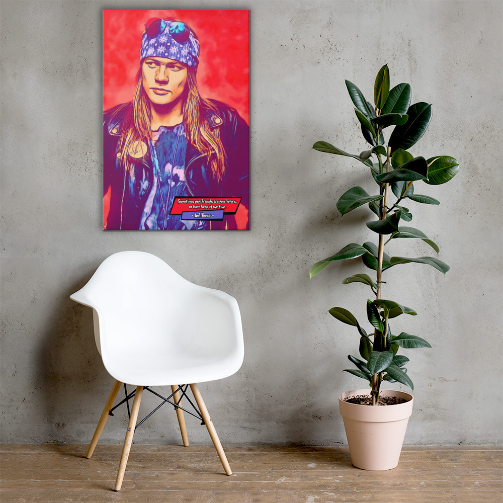 [AXL ROSE]– Comic Icons Art (Available in 3 formats and 3 different sizes)