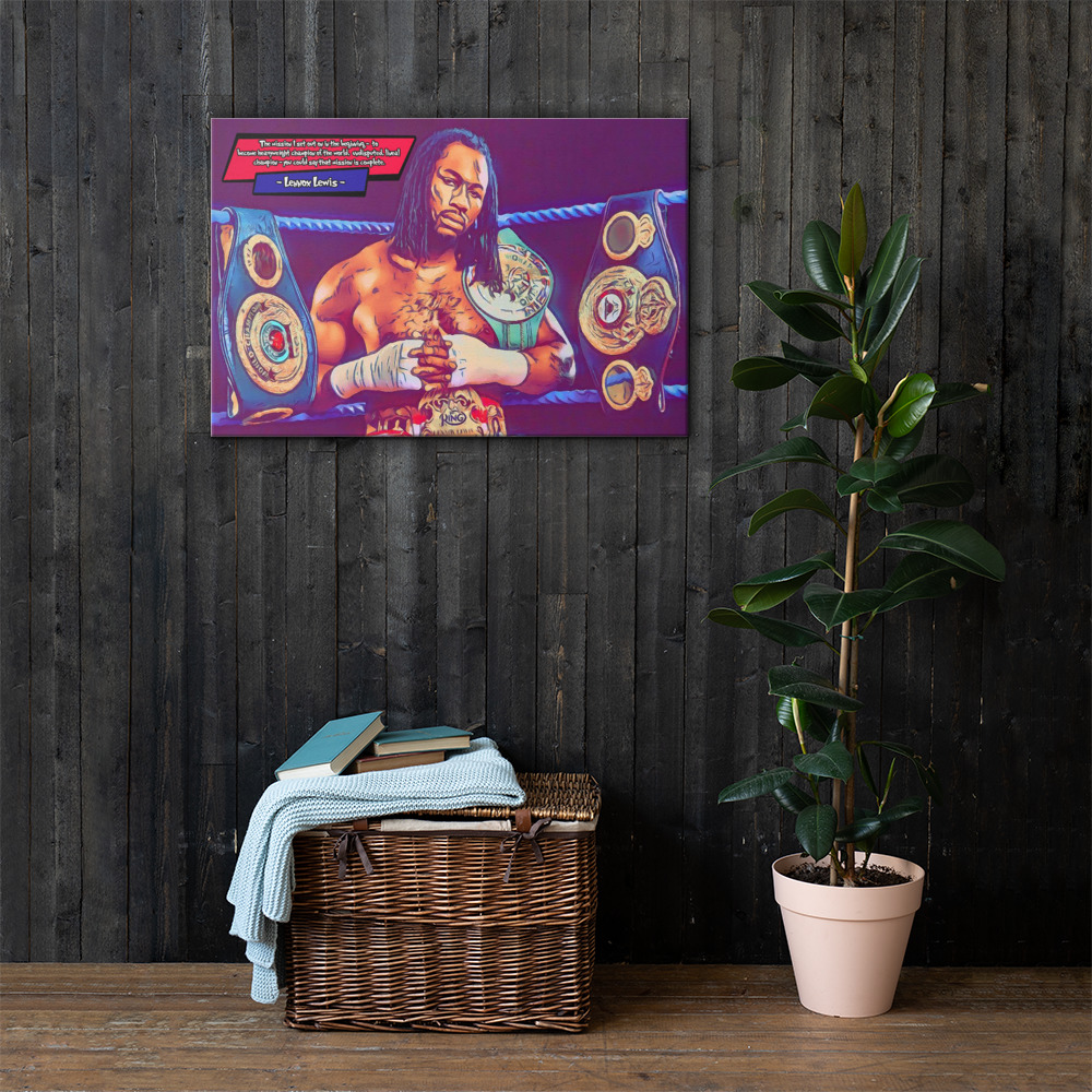 [LENNOX LEWIS]– Comic Icons Art (Available in 3 formats and 3 different sizes)