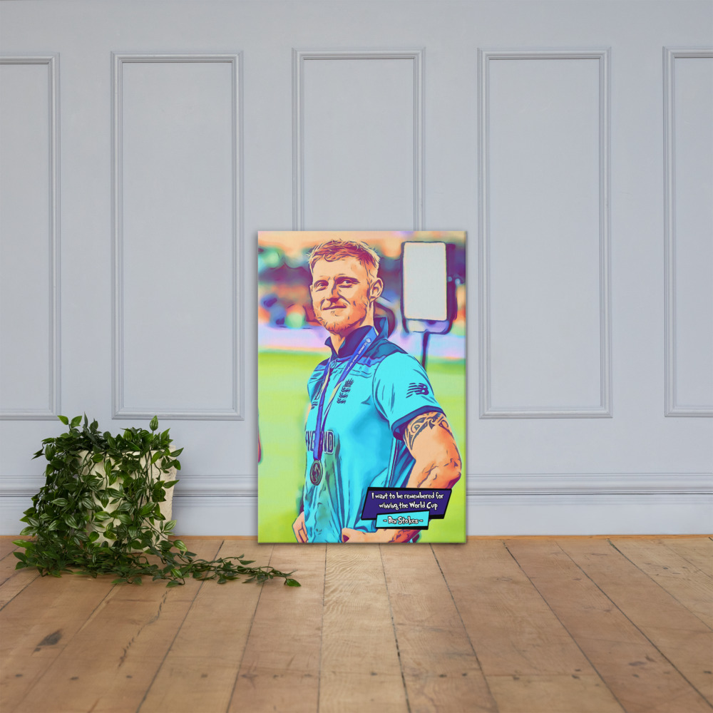 [BEN STOKES]– Comic Icons Art (Available in 3 formats and 3 different sizes)