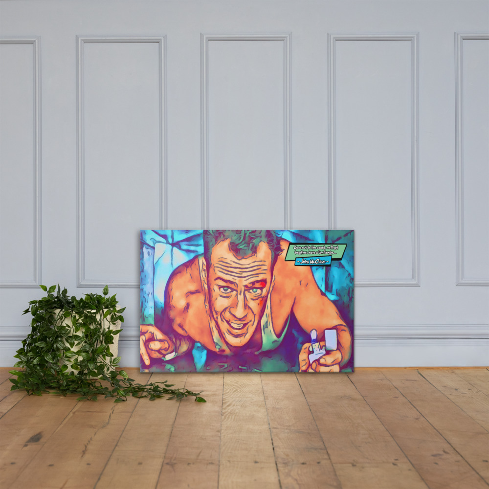 [JOHN MCCLANE - DIE HARD]– Comic Icons Art (Available in 3 formats and 3 different sizes)