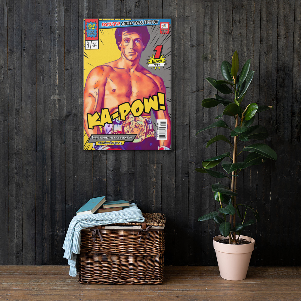 [ROCKY] – Comic Book Cover Art (Available in 3 formats and 3 different sizes)