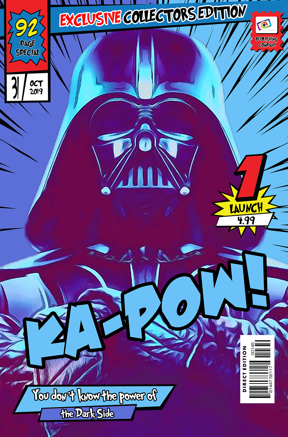 [DARTH VADER] – Comic Book Cover Art (Available in 3 formats and 3 different sizes)