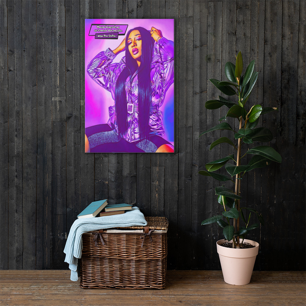 [MEGAN THEE STALLION]– Comic Icons Art (Available in 3 formats and 3 different sizes)