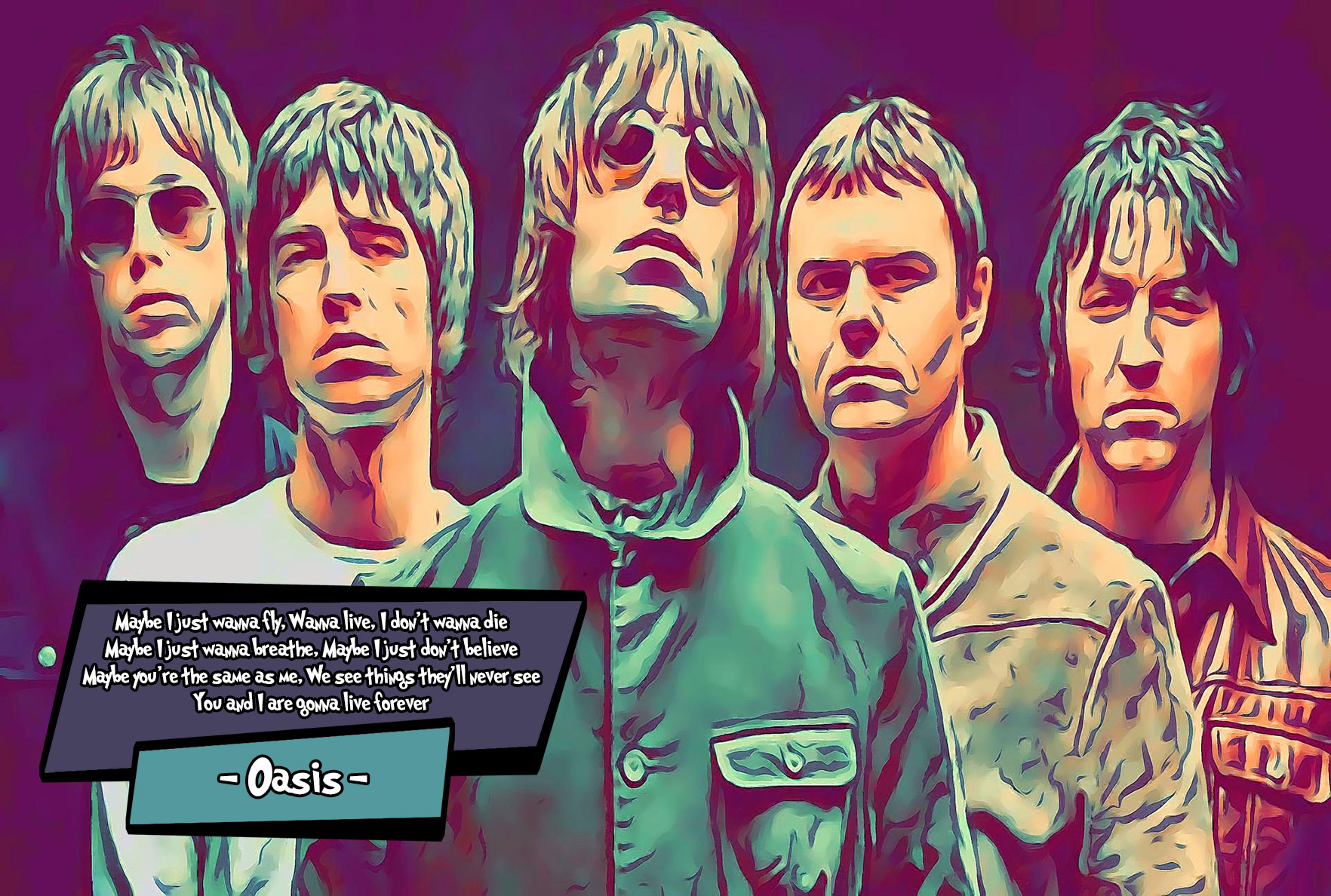 [OASIS]– Comic Icons Art (Available in 3 formats and 3 different sizes)