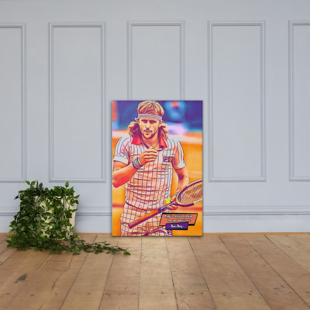 [BJORN BORG]– Comic Icons Art (Available in 3 formats and 3 different sizes)