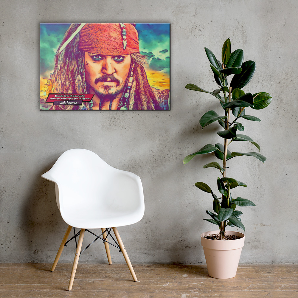 [JACK SPARROW]– Comic Icons Art (Available in 3 formats and 3 different sizes)