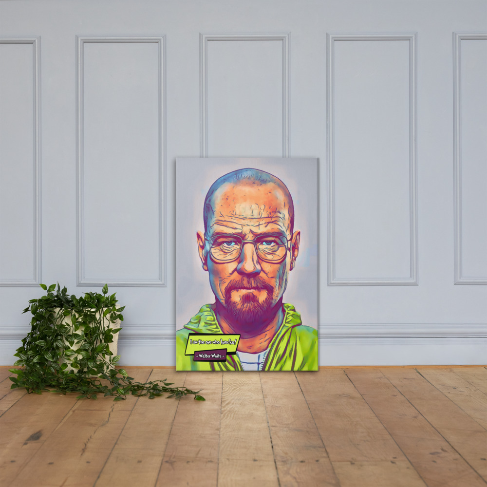 [WALTER WHITE - BREAKING BAD]– Comic Icons Art (Available in 3 formats and 3 different sizes)