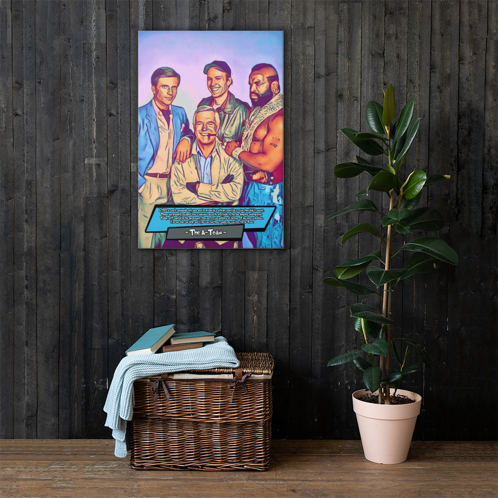 [THE A TEAM]– Comic Icons Art (Available in 3 formats and 3 different sizes)