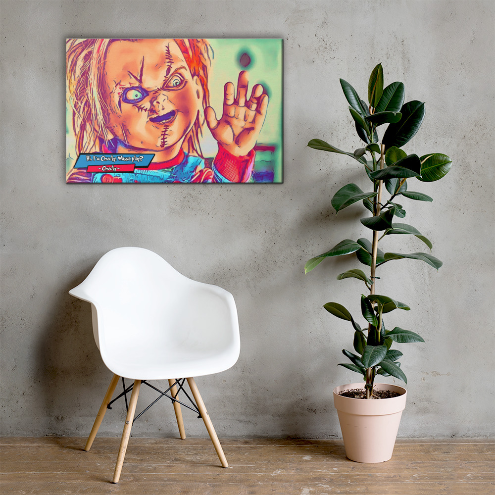 [CHUCKY]– Comic Icons Art (Available in 3 formats and 3 different sizes)
