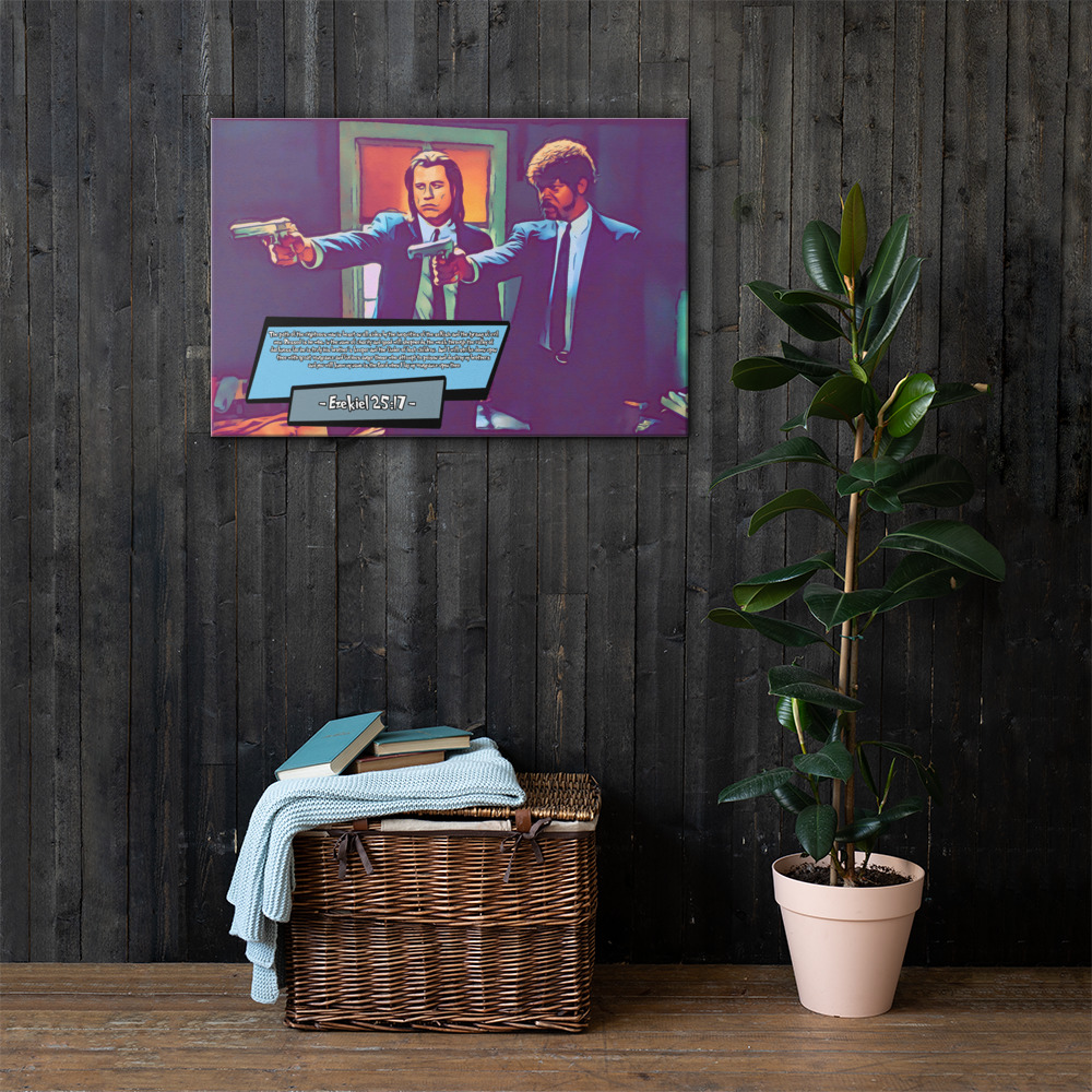 [EZEKIEL 25:17 - PULP FICTION]– Comic Icons Art (Available in 3 formats and 3 different sizes)