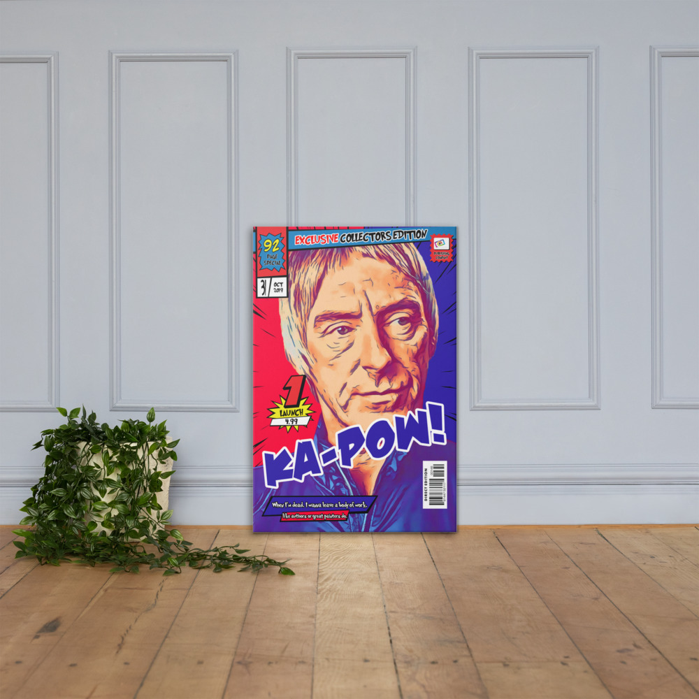 [PAUL WELLER] – Comic Book Cover Art (Available in 3 formats and 3 different sizes)