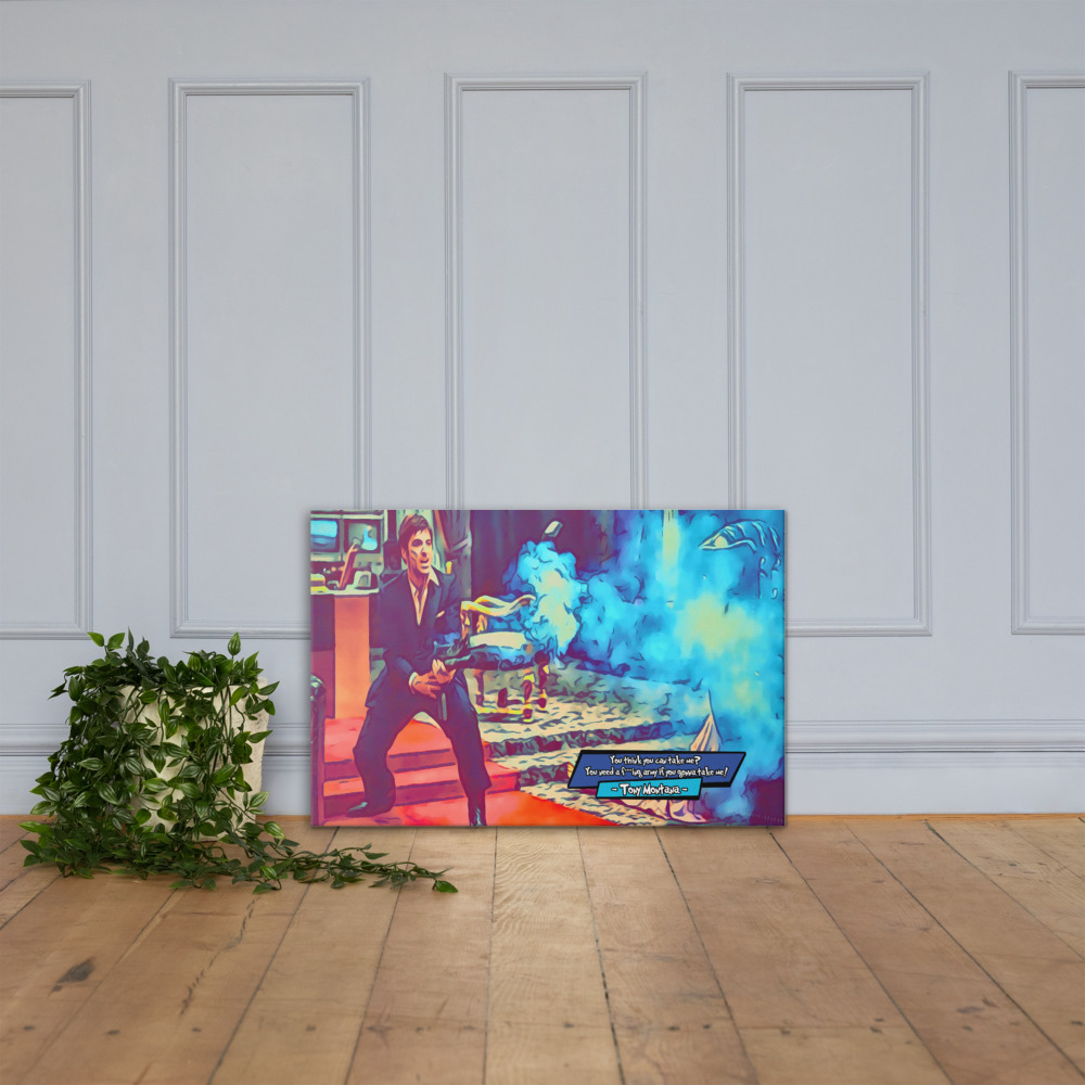 [SCARFACE]– Comic Icons Art (Available in 3 formats and 3 different sizes)