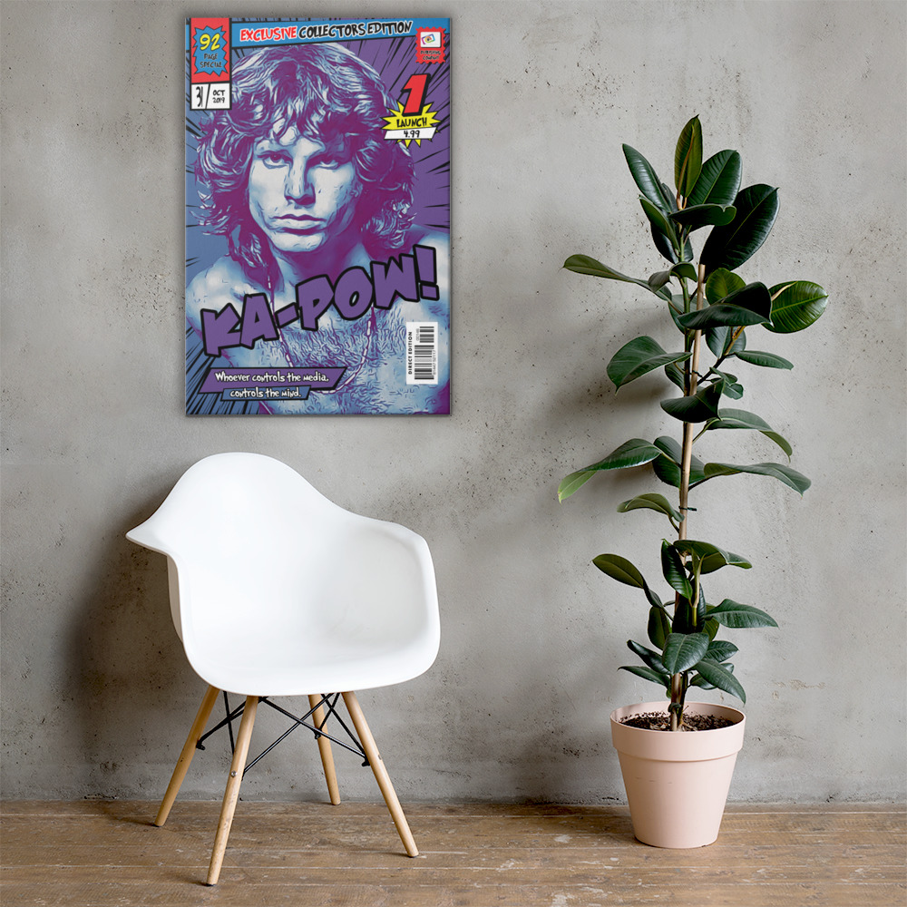 [JIM MORRISON] – Comic Book Cover Art (Available in 3 formats and 3 different sizes)