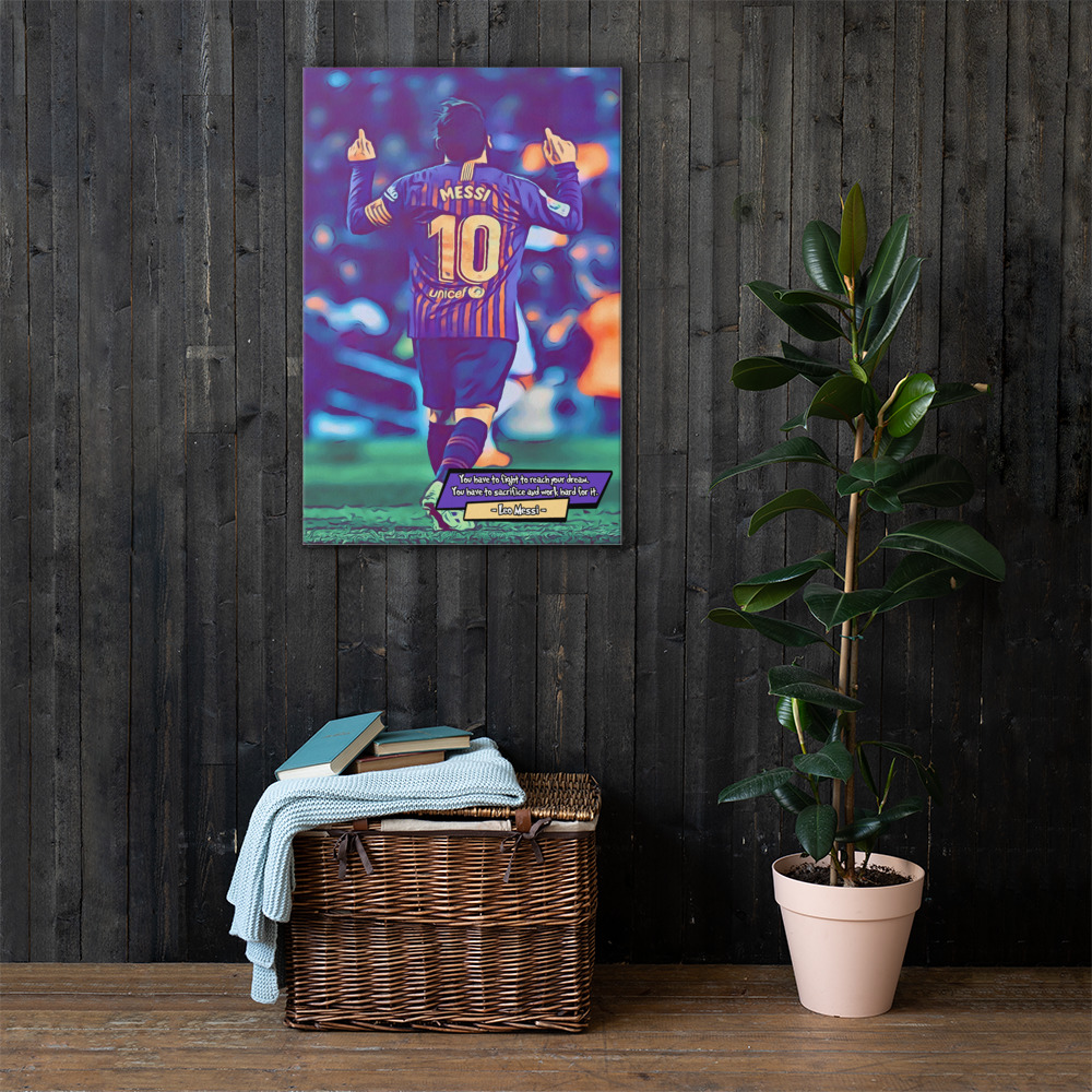 [LEO MESSI]– Comic Icons Art (Available in 3 formats and 3 different sizes)