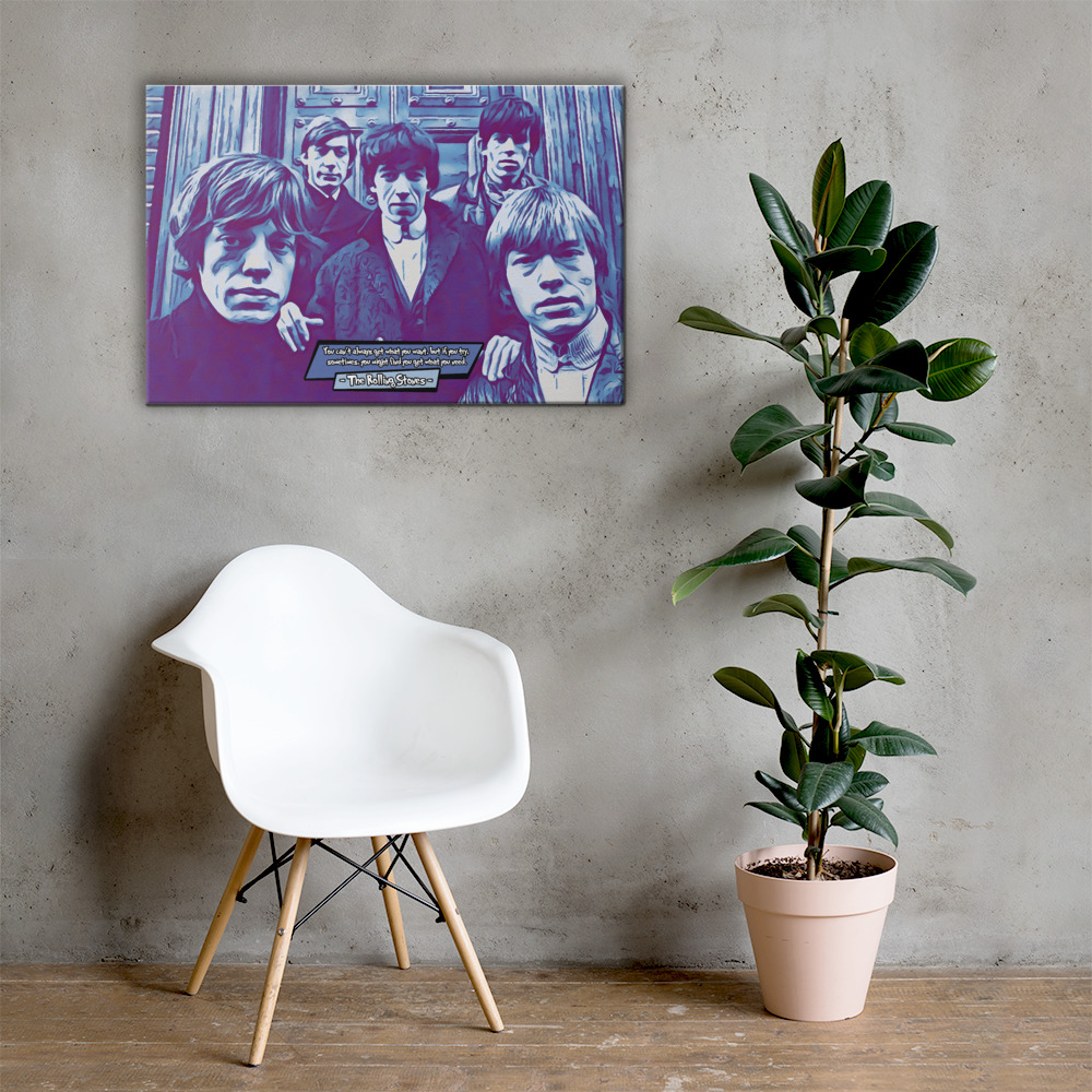 [THE ROLLING STONES]– Comic Icons Art (Available in 3 formats and 3 different sizes)