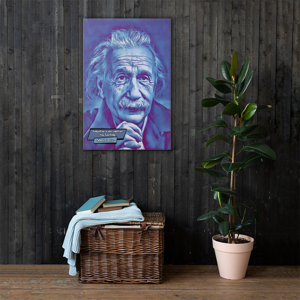 [ALBERT EINSTEIN] – Comic Icons Art (Available in 3 formats and 3 different sizes)