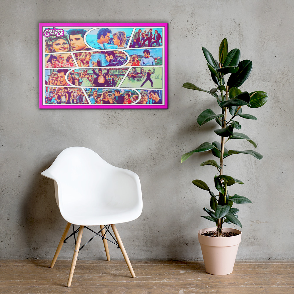 [GREASE] – Comic Strip Art (Available in 3 formats and 3 different sizes)
