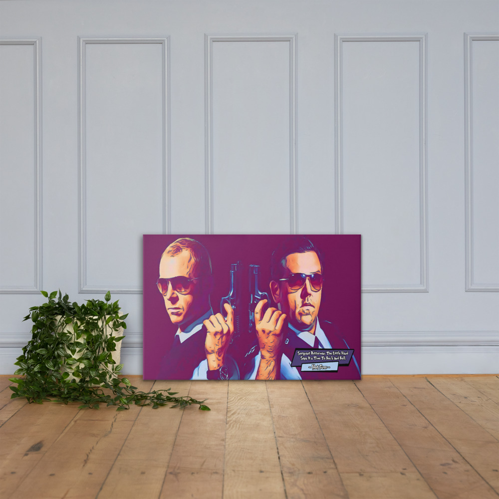 [HOT FUZZ]– Comic Icons Art (Available in 3 formats and 3 different sizes)