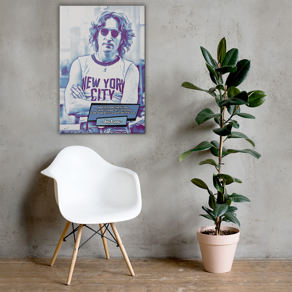 [JOHN LENNON]– Comic Icons Art (Available in 3 formats and 3 different sizes)