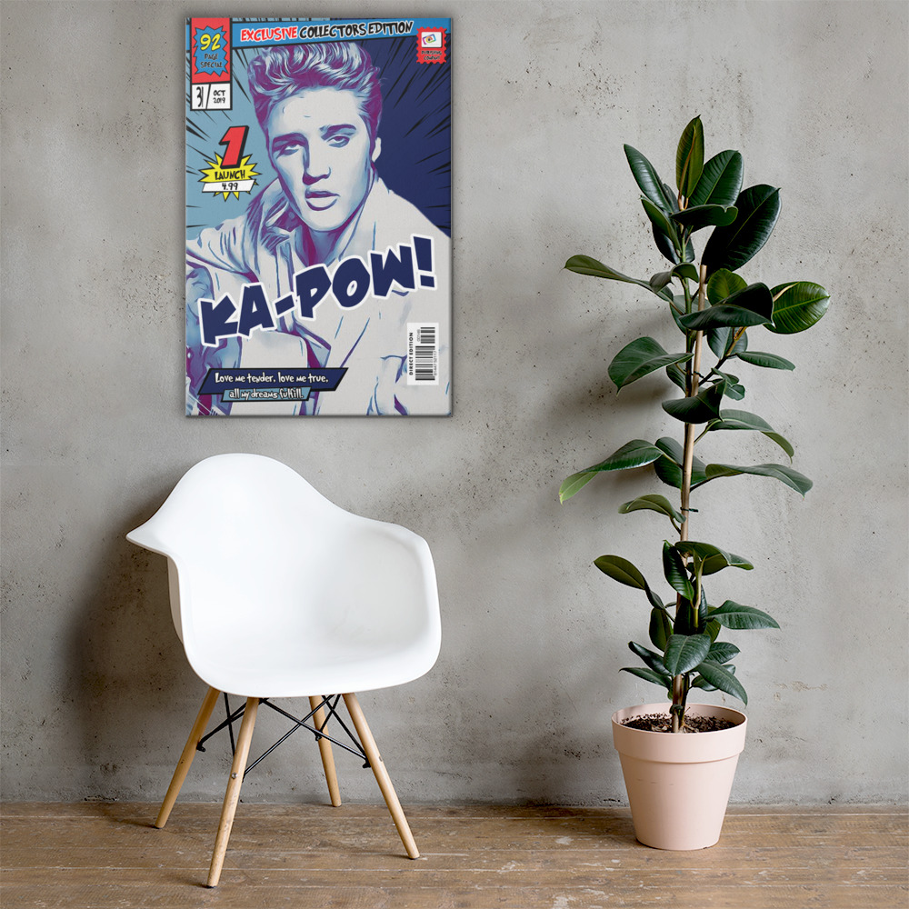 [ELVIS] – Comic Book Cover Art (Available in 3 formats and 3 different sizes)