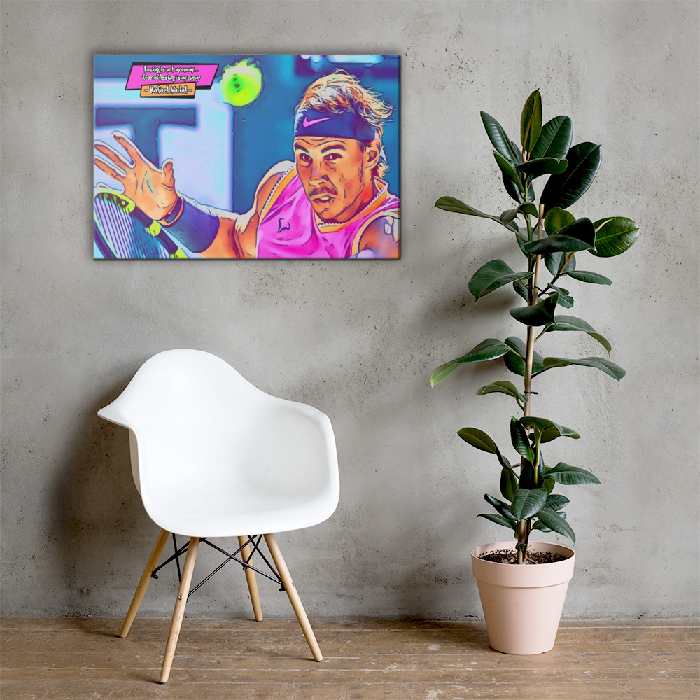 [RAFA NADAL]– Comic Icons Art (Available in 3 formats and 3 different sizes)