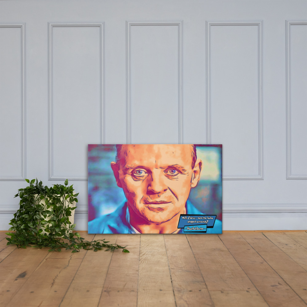 [HANNIBAL LECTER]– Comic Icons Art (Available in 3 formats and 3 different sizes)