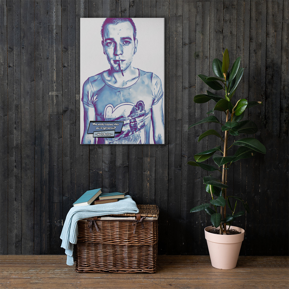 [MARK RENTON - TRAINSPOTTING]– Comic Icons Art (Available in 3 formats and 3 different sizes)