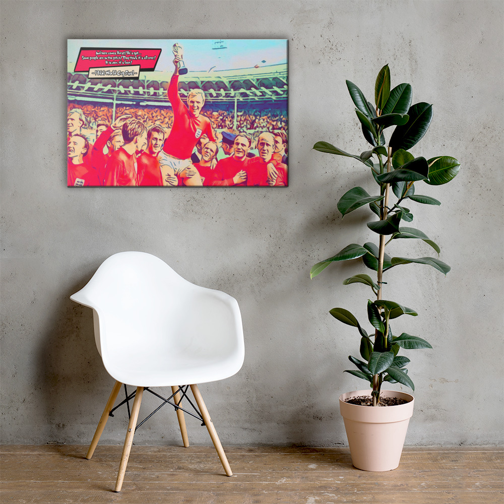 [ENGLAND WORLD CUP 1966]– Comic Icons Art (Available in 3 formats and 3 different sizes)