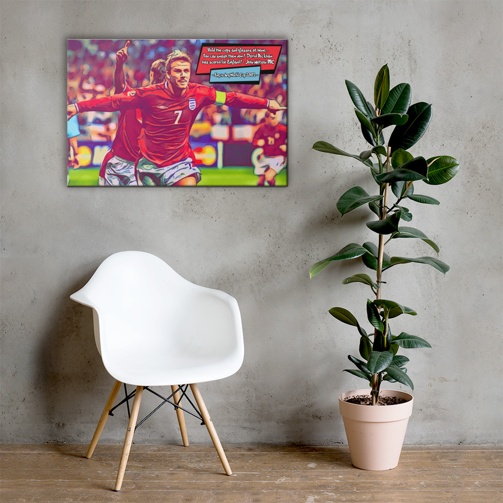 [DAVID BECKHAM]– Comic Icons Art (Available in 3 formats and 3 different sizes)