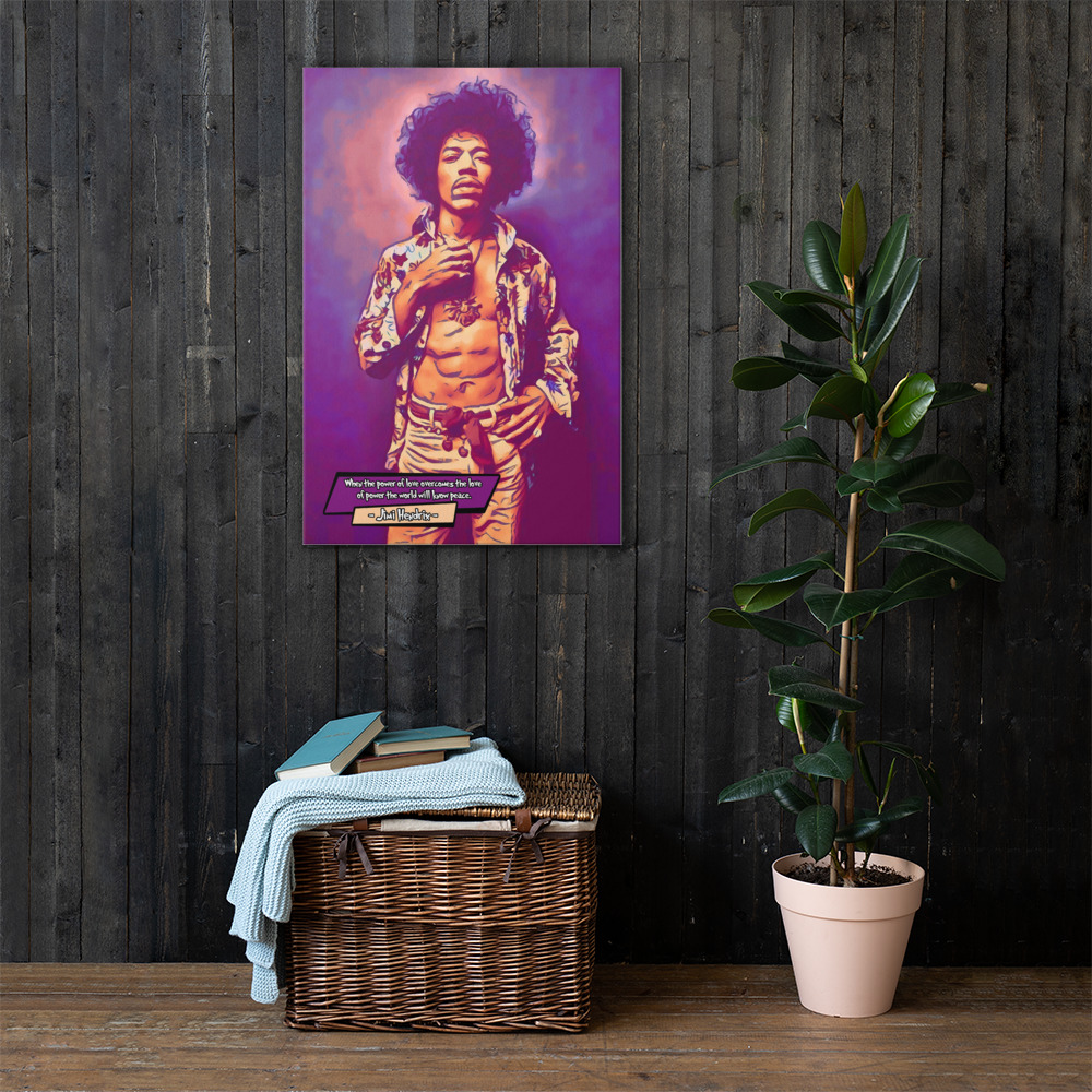 [JIMI HENDRIX]– Comic Icons Art (Available in 3 formats and 3 different sizes)