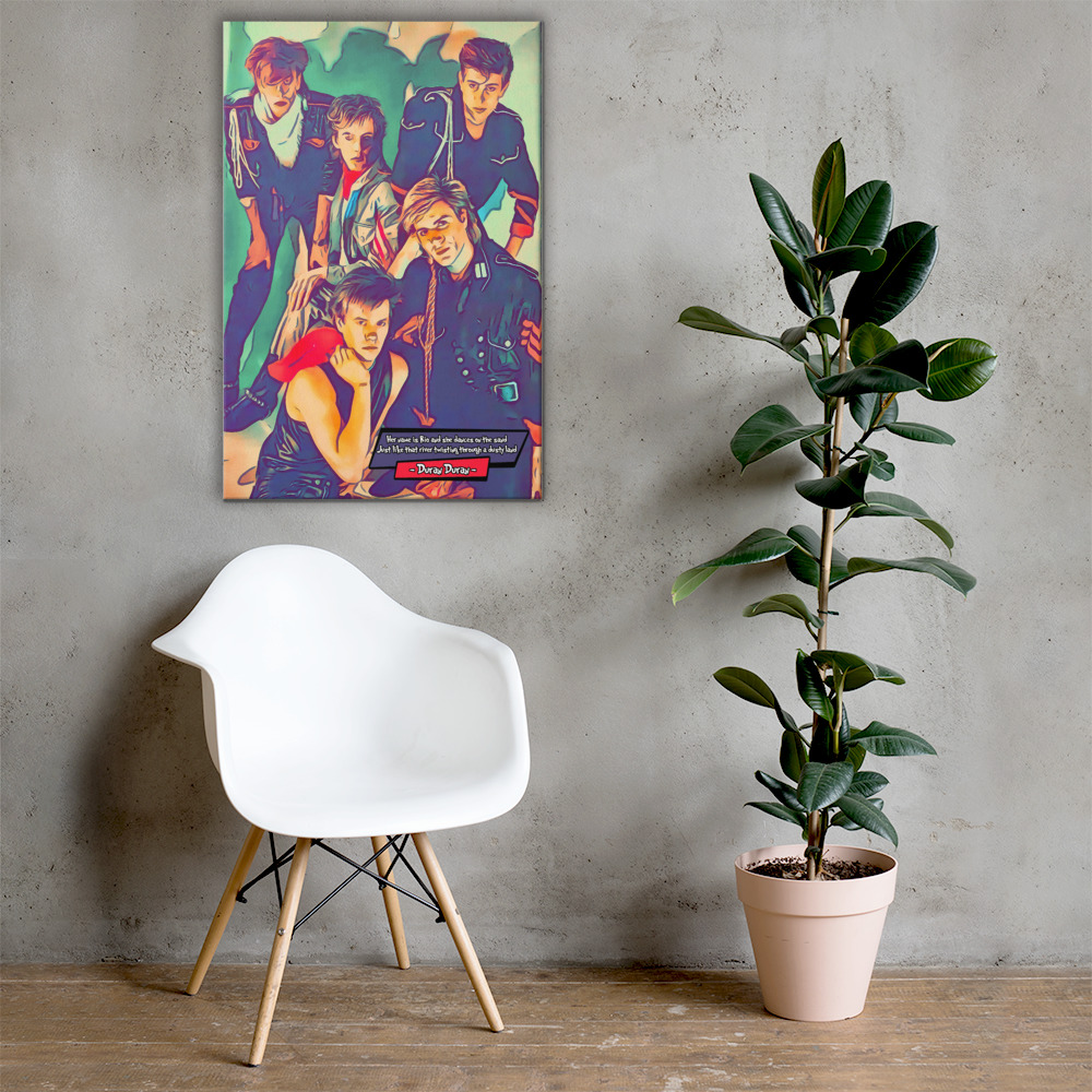 [DURAN DURAN]– Comic Icons Art (Available in 3 formats and 3 different sizes)