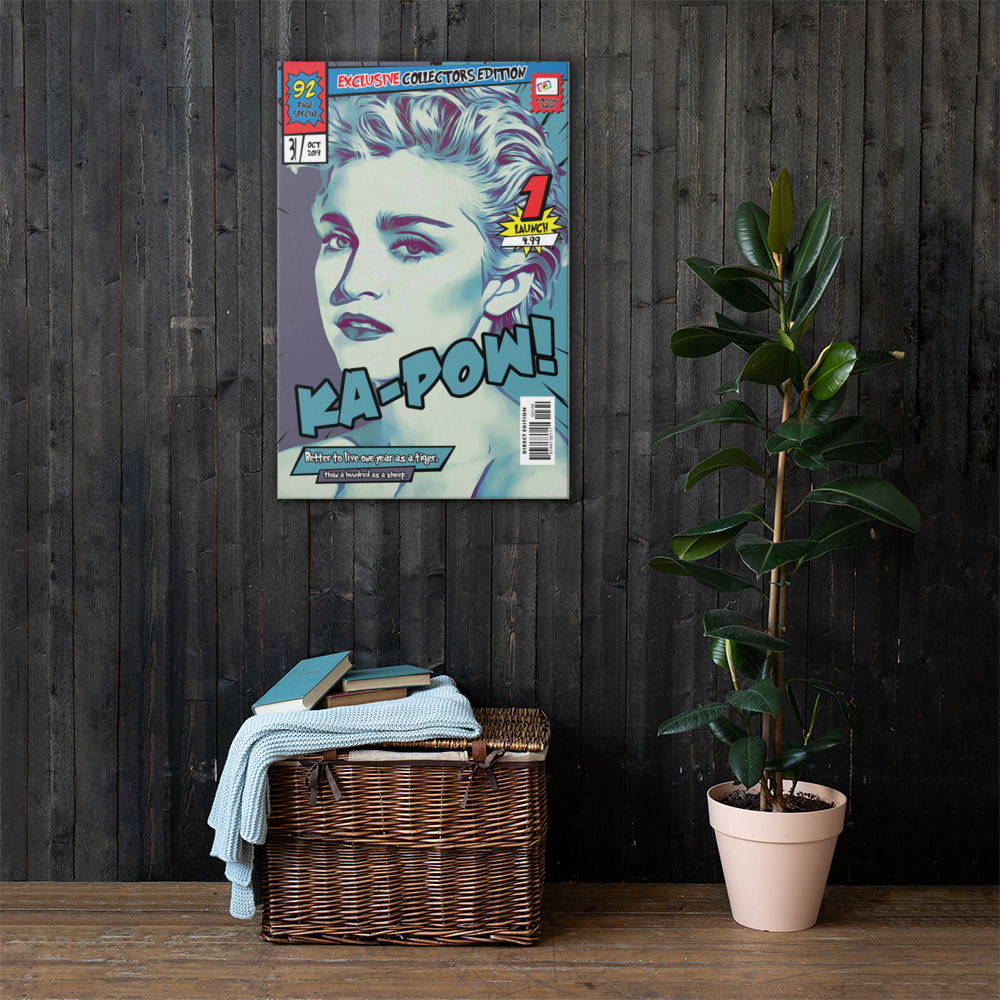 [MADONNA] – Comic Book Cover Art (Available in 3 formats and 3 different sizes)