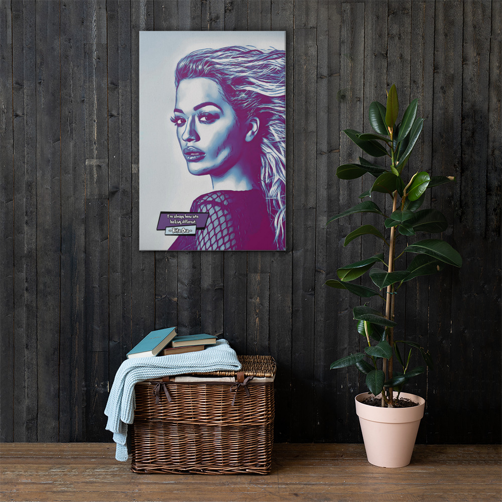 [RITA ORA]– Comic Icons Art (Available in 3 formats and 3 different sizes)