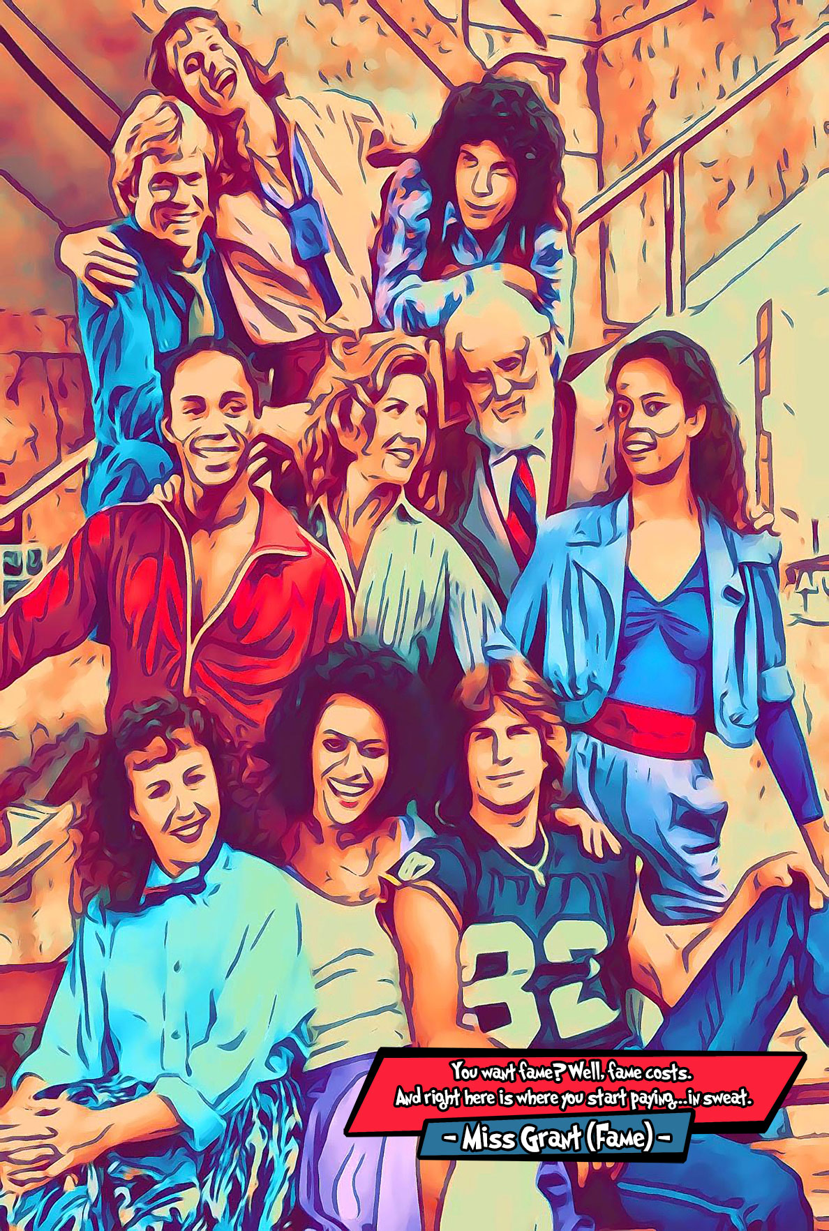 [FAME]– Comic Icons Art (Available in 3 formats and 3 different sizes)