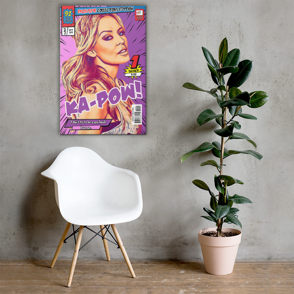[KYLIE] – Comic Book Cover Art (Available in 3 formats and 3 different sizes)