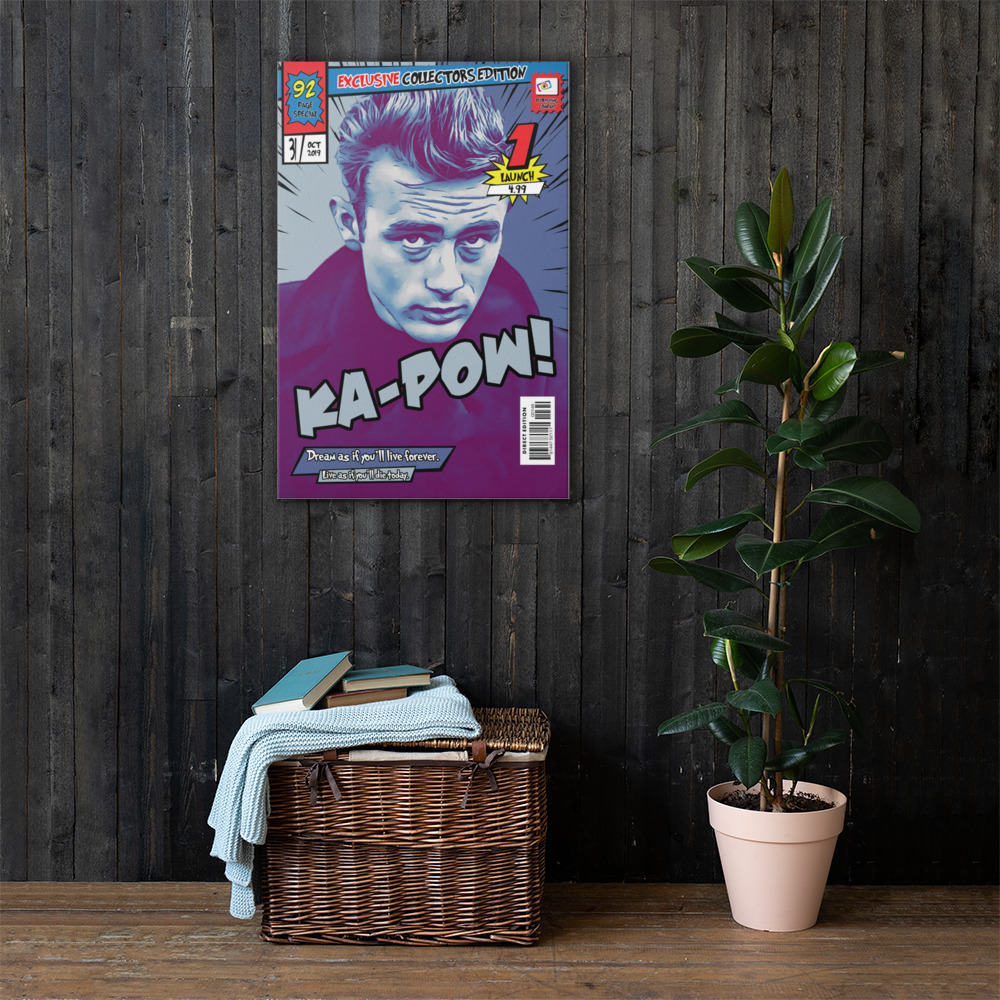 [JAMES DEAN] – Comic Book Cover Art (Available in 3 formats and 3 different sizes)