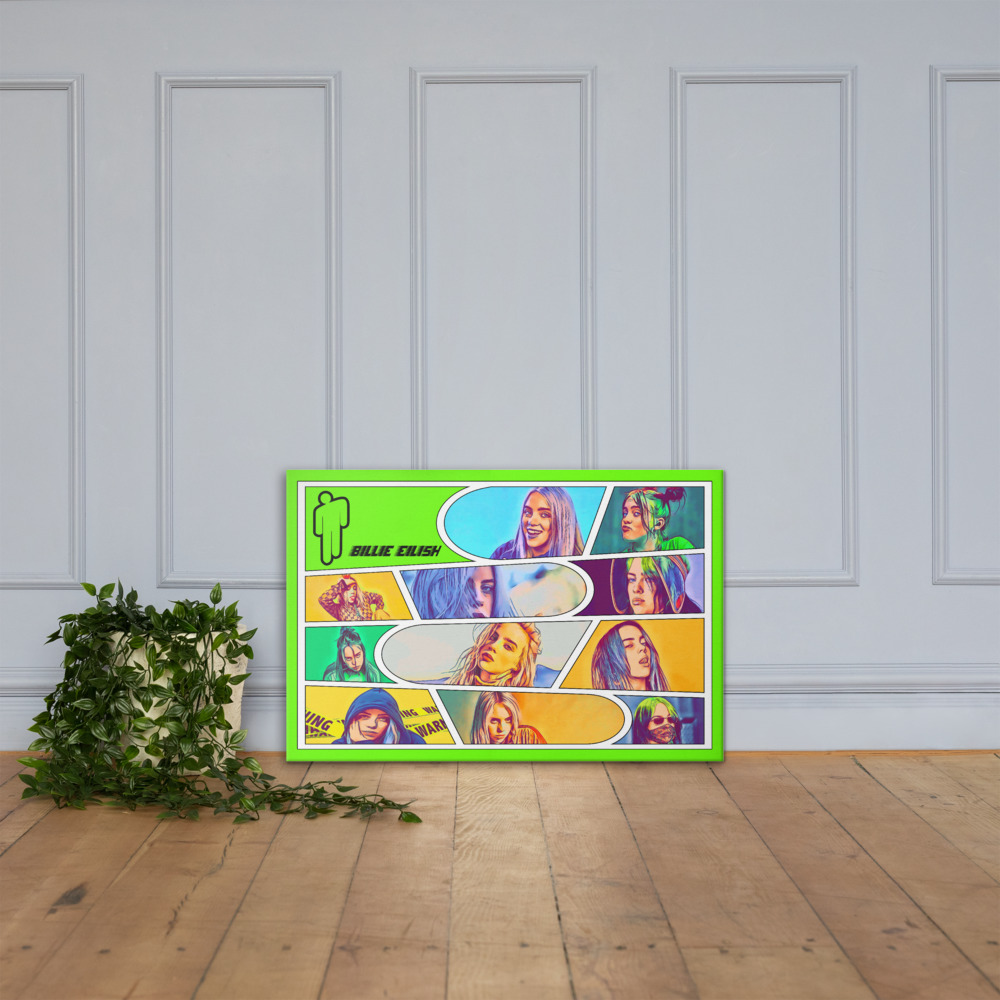 [BILLIE EILISH] – Comic Strip Art (Available in 3 formats and 3 different sizes)