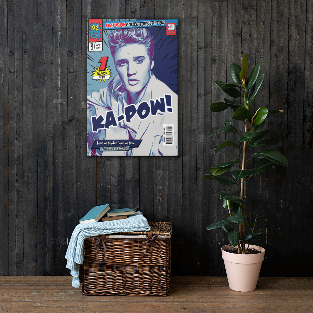 [ELVIS] – Comic Book Cover Art (Available in 3 formats and 3 different sizes)